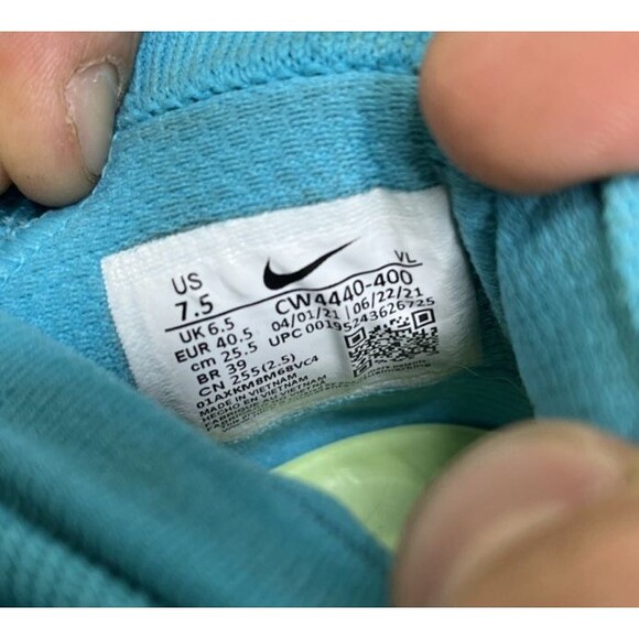 Nike Alpha Huarache 8 Elite Mens Size 7.5 Lacrosse Cleats Turquoise CW4440-400 - Picture 10 of 10